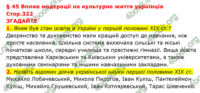 ГДЗ Історія України 9 клас Турченко