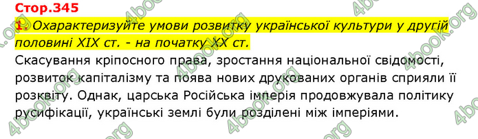 ГДЗ Історія України 9 клас Турченко