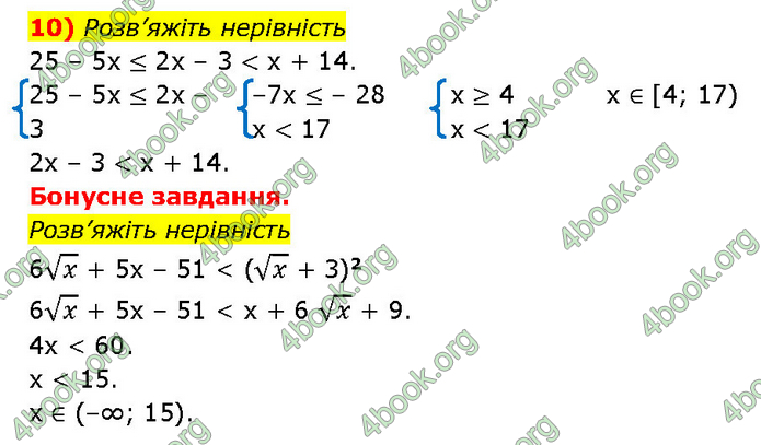 ГДЗ Алгебра 9 клас Прокопенко