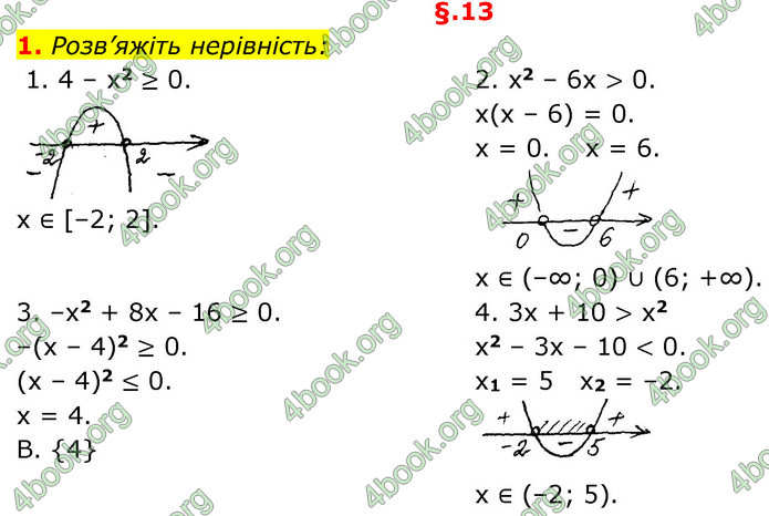 ГДЗ Алгебра 9 клас Прокопенко