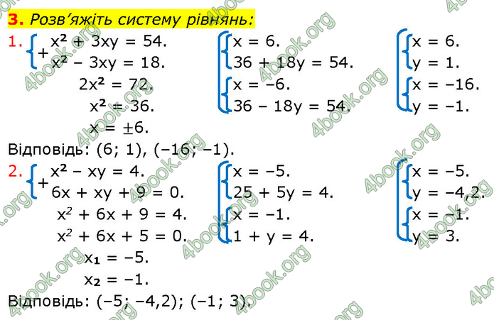 ГДЗ Алгебра 9 клас Прокопенко