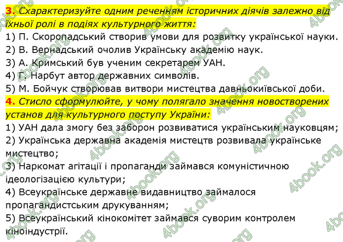 ГДЗ Історія України 10 клас Власов (Проф.)