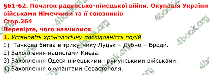 ГДЗ Історія України 10 клас Власов (Проф.)