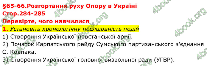 ГДЗ Історія України 10 клас Власов (Проф.)