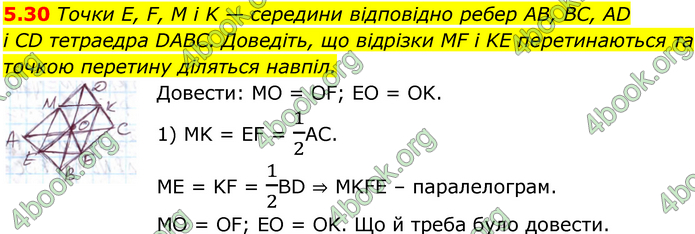 Решебник Геометрія 10 клас Мерзляк 2018. ГДЗ