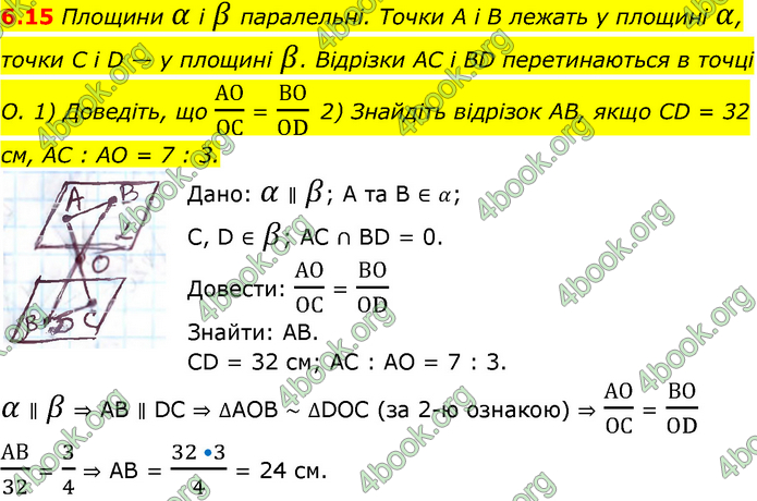 Решебник Геометрія 10 клас Мерзляк 2018. ГДЗ