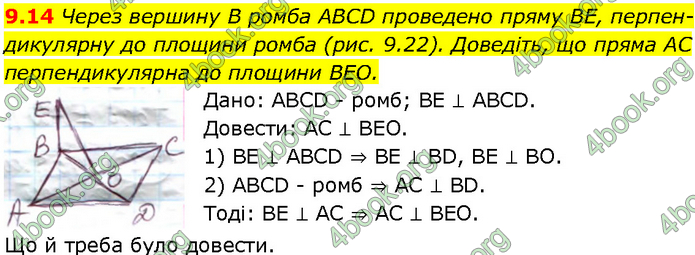 Решебник Геометрія 10 клас Мерзляк 2018. ГДЗ