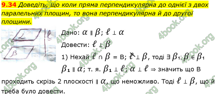 Решебник Геометрія 10 клас Мерзляк 2018. ГДЗ