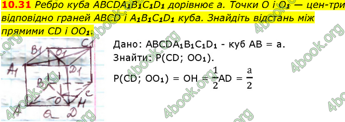 Решебник Геометрія 10 клас Мерзляк 2018. ГДЗ