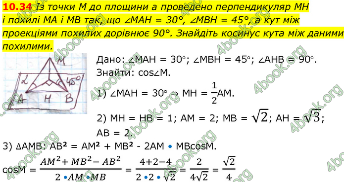 Решебник Геометрія 10 клас Мерзляк 2018. ГДЗ