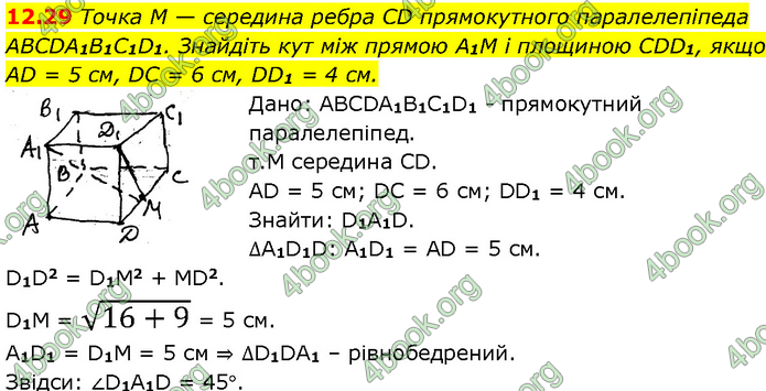 Решебник Геометрія 10 клас Мерзляк 2018. ГДЗ