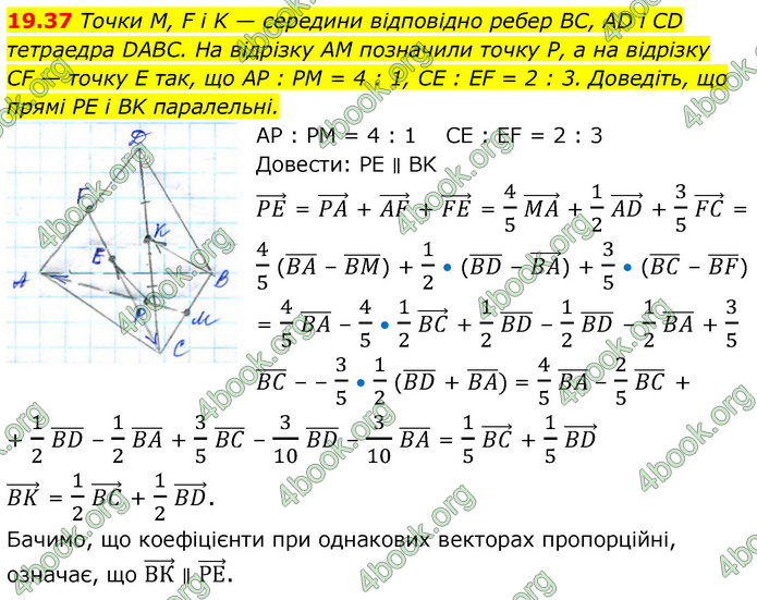 Решебник Геометрія 10 клас Мерзляк 2018. ГДЗ