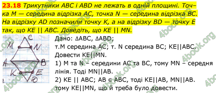 Решебник Геометрія 10 клас Мерзляк 2018. ГДЗ