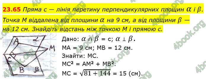 Решебник Геометрія 10 клас Мерзляк 2018. ГДЗ