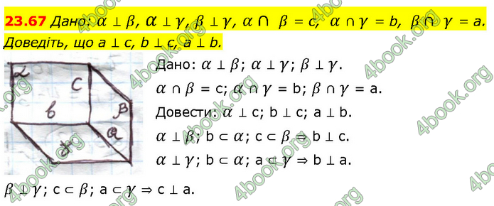 Решебник Геометрія 10 клас Мерзляк 2018. ГДЗ