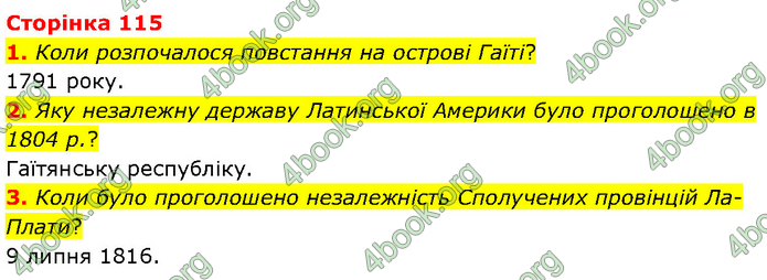 ГДЗ Всесвітня історія 9 клас Гісем