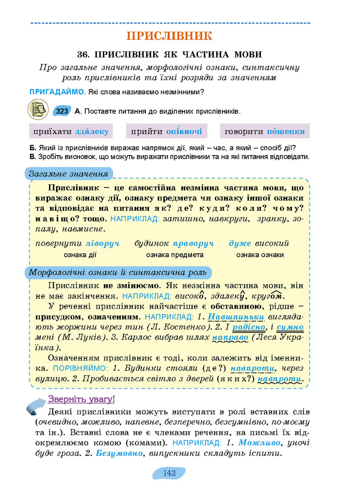 Підручник Українська мова 7 клас Заболотний (2024)