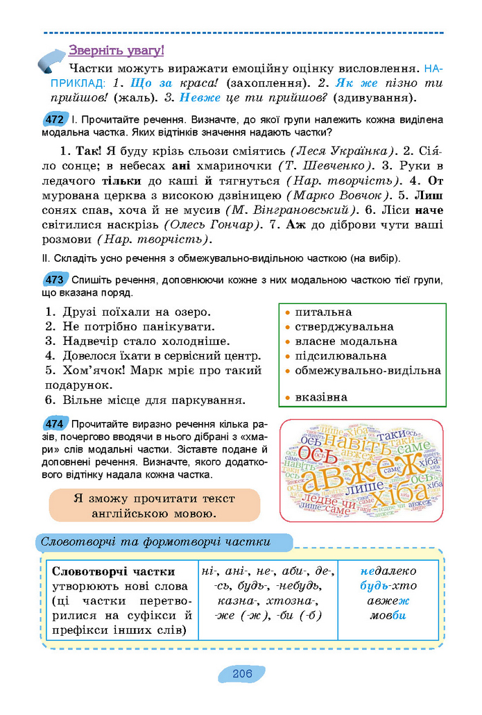 Підручник Українська мова 7 клас Заболотний (2024)