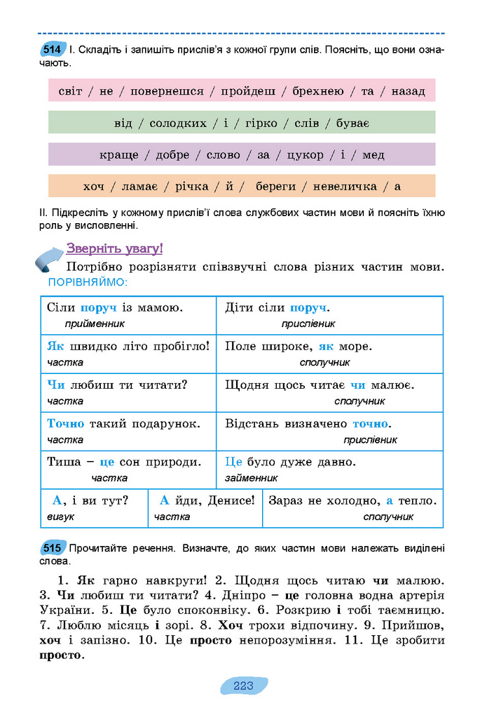 Підручник Українська мова 7 клас Заболотний (2024)