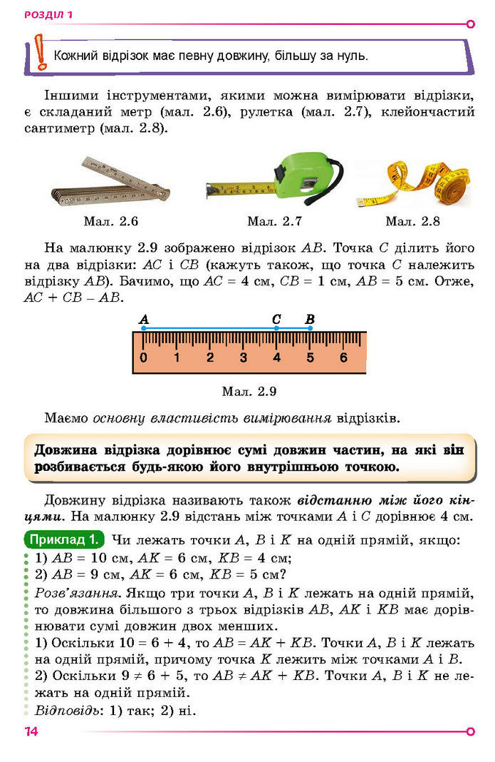 Підручник Геометрія 7 клас Істер (2024)