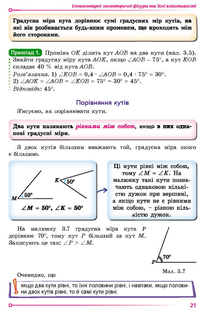 Підручник Геометрія 7 клас Істер (2024)