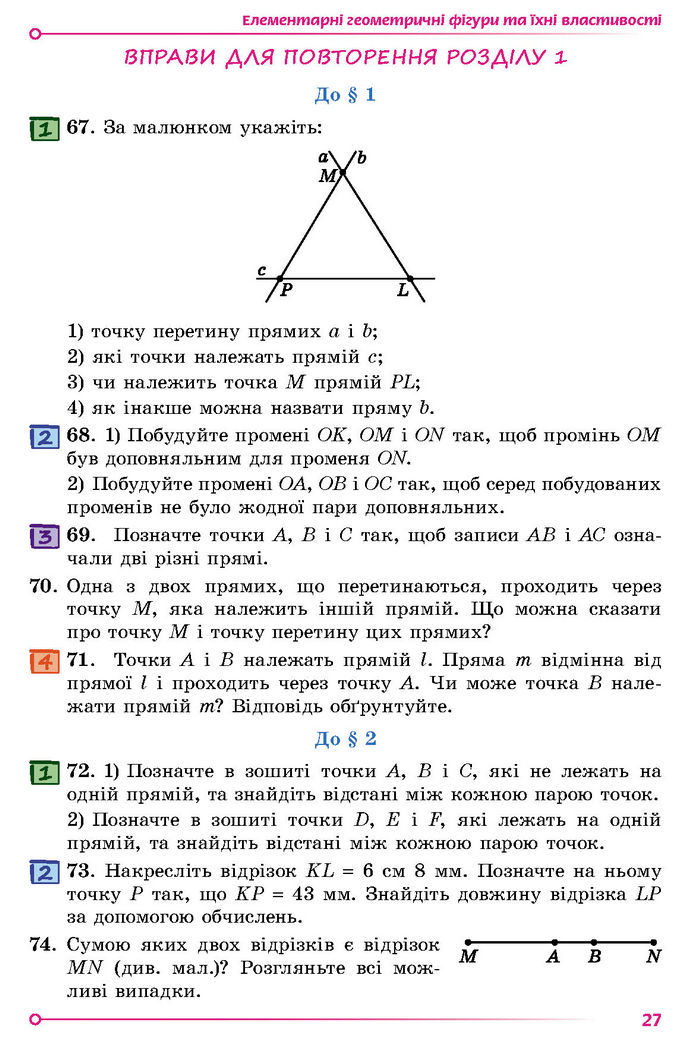 Підручник Геометрія 7 клас Істер (2024)