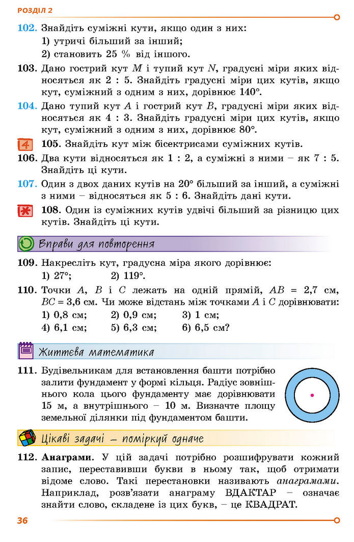 Підручник Геометрія 7 клас Істер (2024)