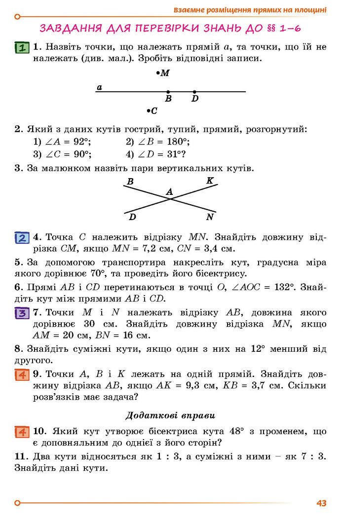 Підручник Геометрія 7 клас Істер (2024)