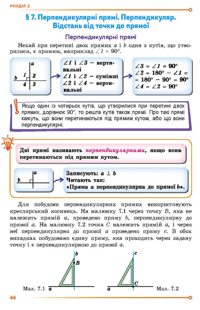 Підручник Геометрія 7 клас Істер (2024)