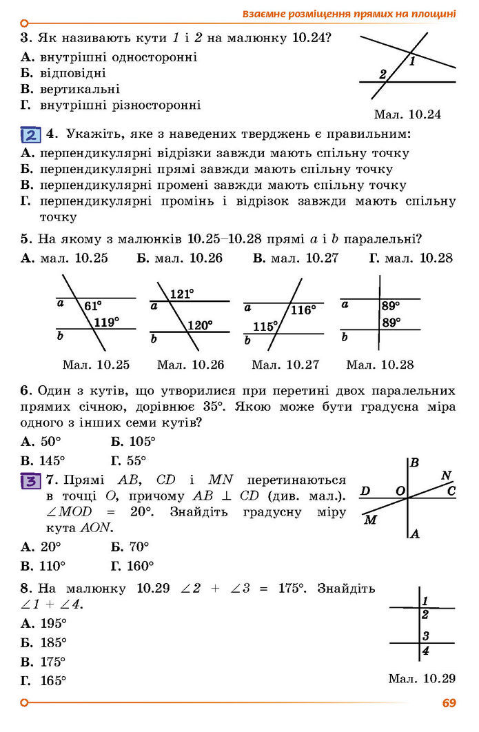 Підручник Геометрія 7 клас Істер (2024)