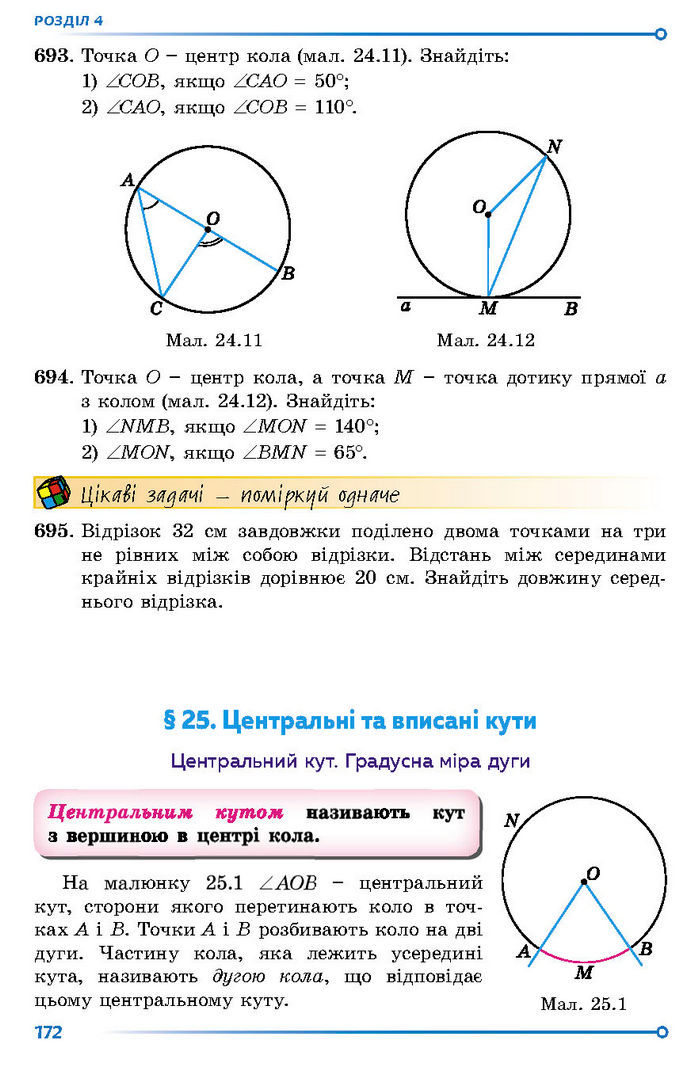 Підручник Геометрія 7 клас Істер (2024)