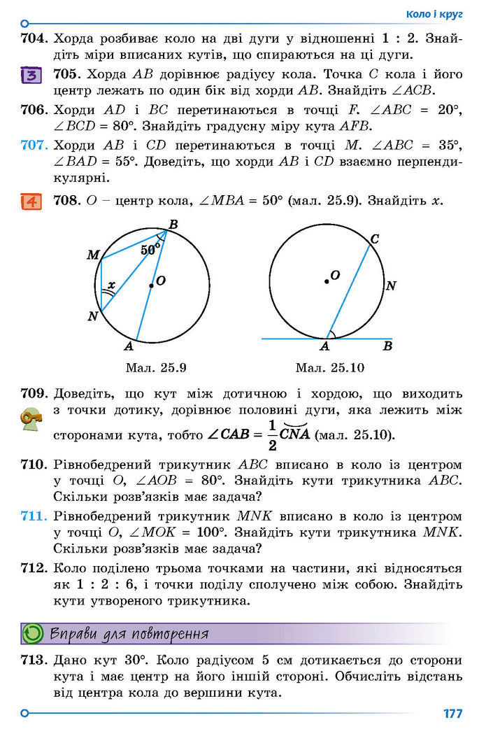 Підручник Геометрія 7 клас Істер (2024)