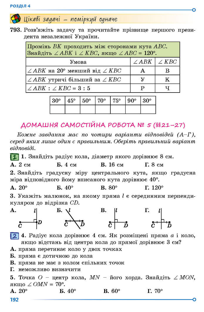 Підручник Геометрія 7 клас Істер (2024)