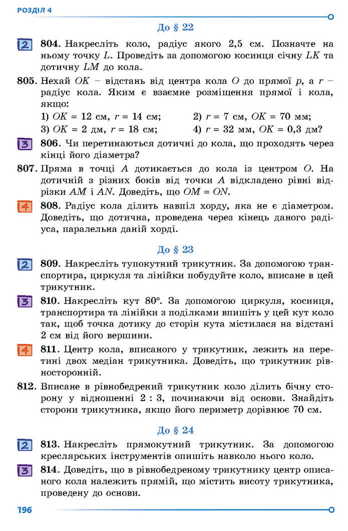 Підручник Геометрія 7 клас Істер (2024)