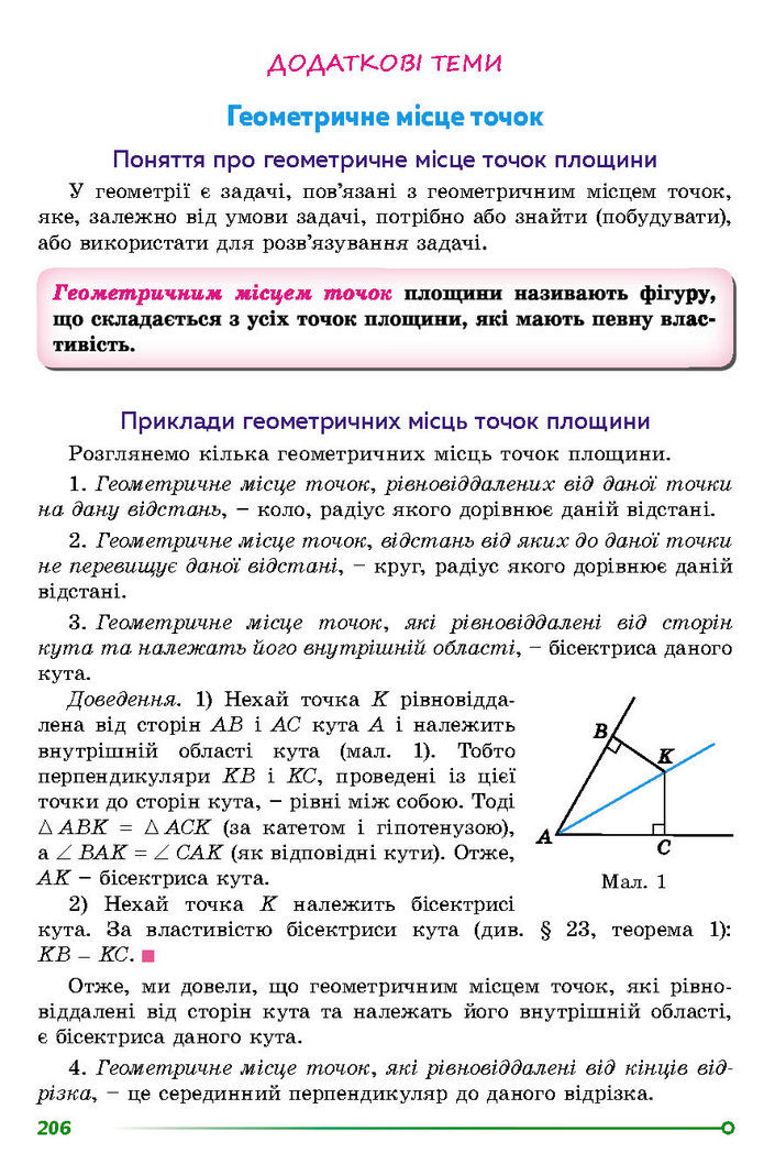 Підручник Геометрія 7 клас Істер (2024)