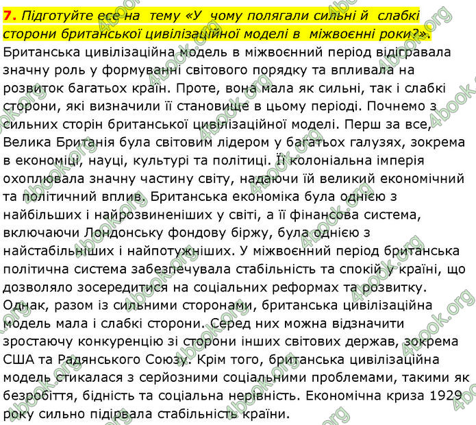 ГДЗ Всесвітня історія 10 клас Гісем