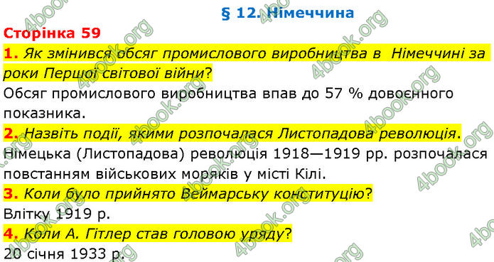 ГДЗ Всесвітня історія 10 клас Гісем