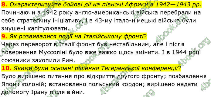 ГДЗ Всесвітня історія 10 клас Гісем