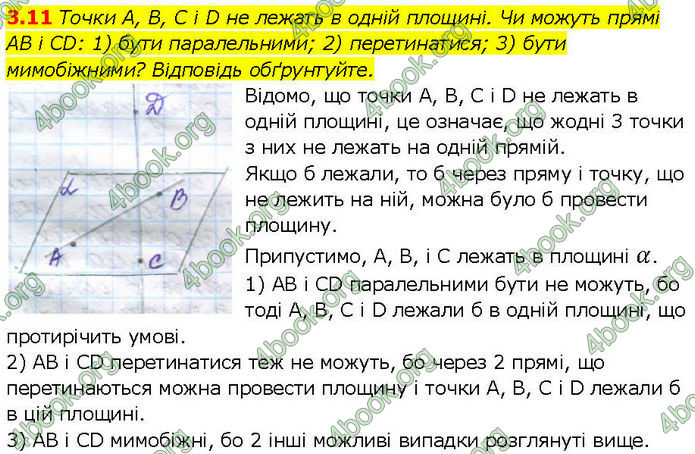 ГДЗ Геометрія 10 клас Істер