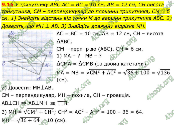 ГДЗ Геометрія 10 клас Істер