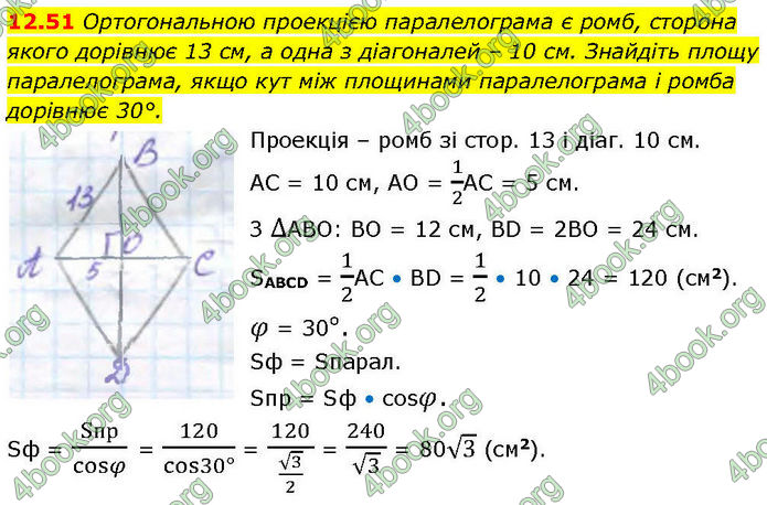 ГДЗ Геометрія 10 клас Істер