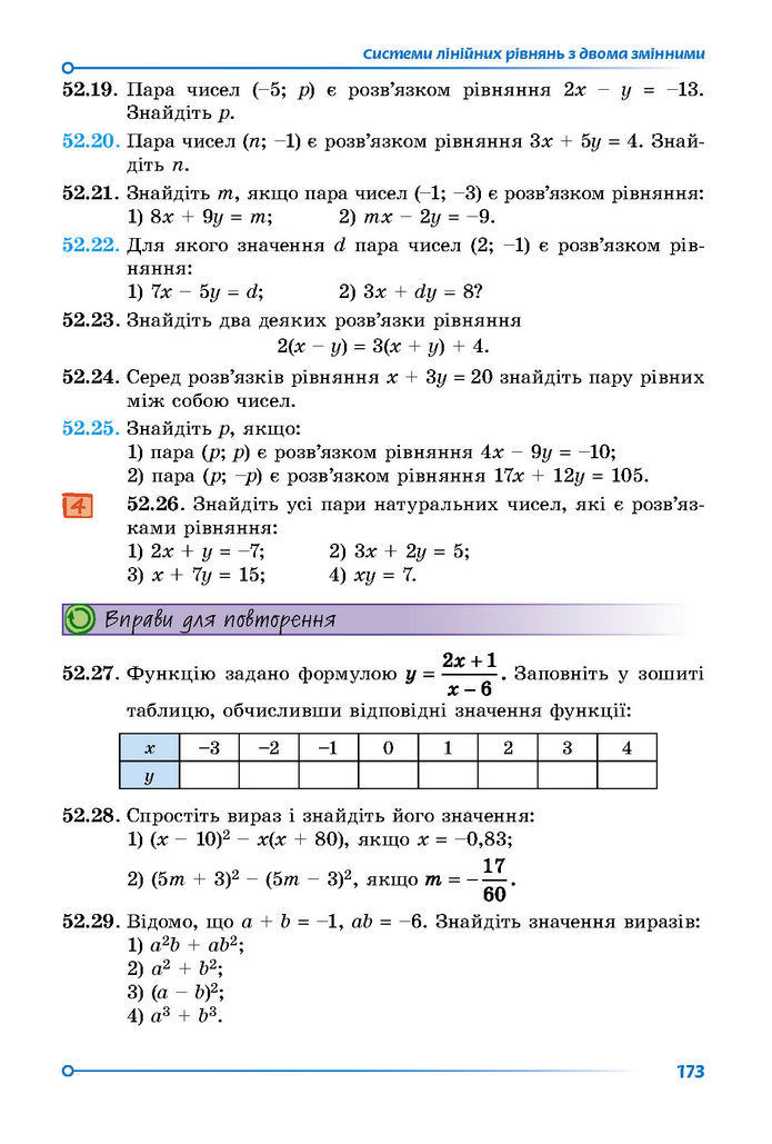 Підручник Математика 7 клас Істер (2 ЧАСТИНА)