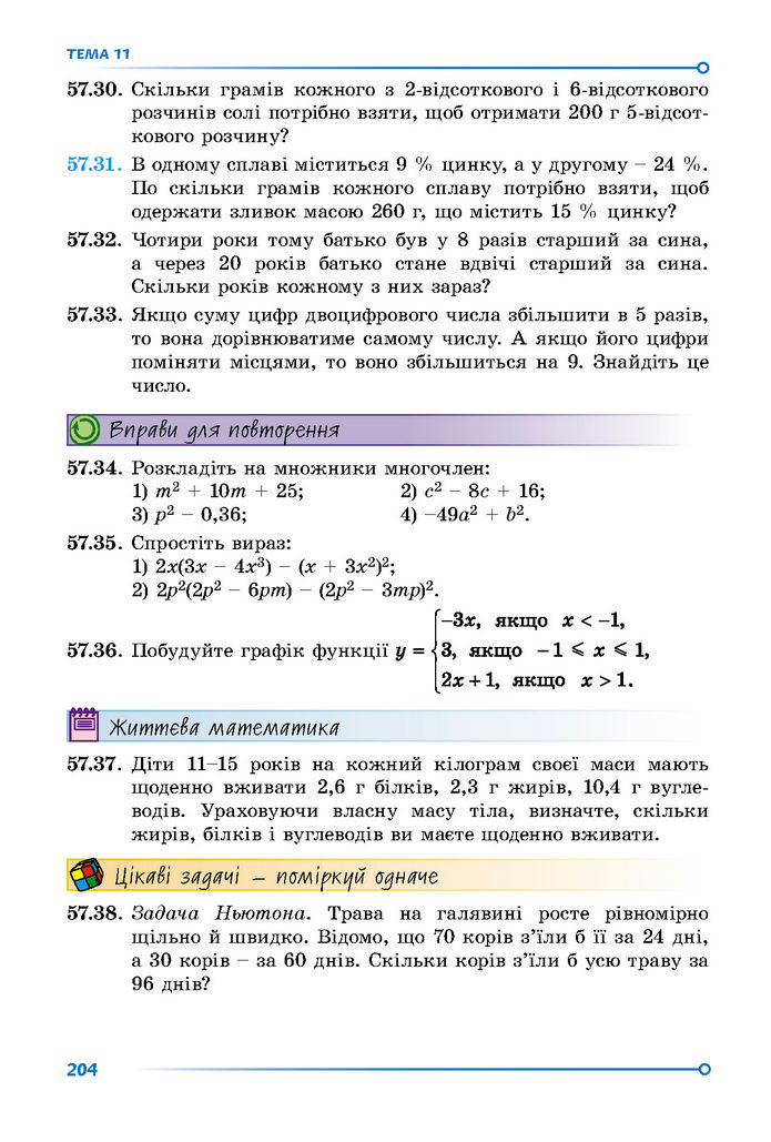 Підручник Математика 7 клас Істер (2 ЧАСТИНА)