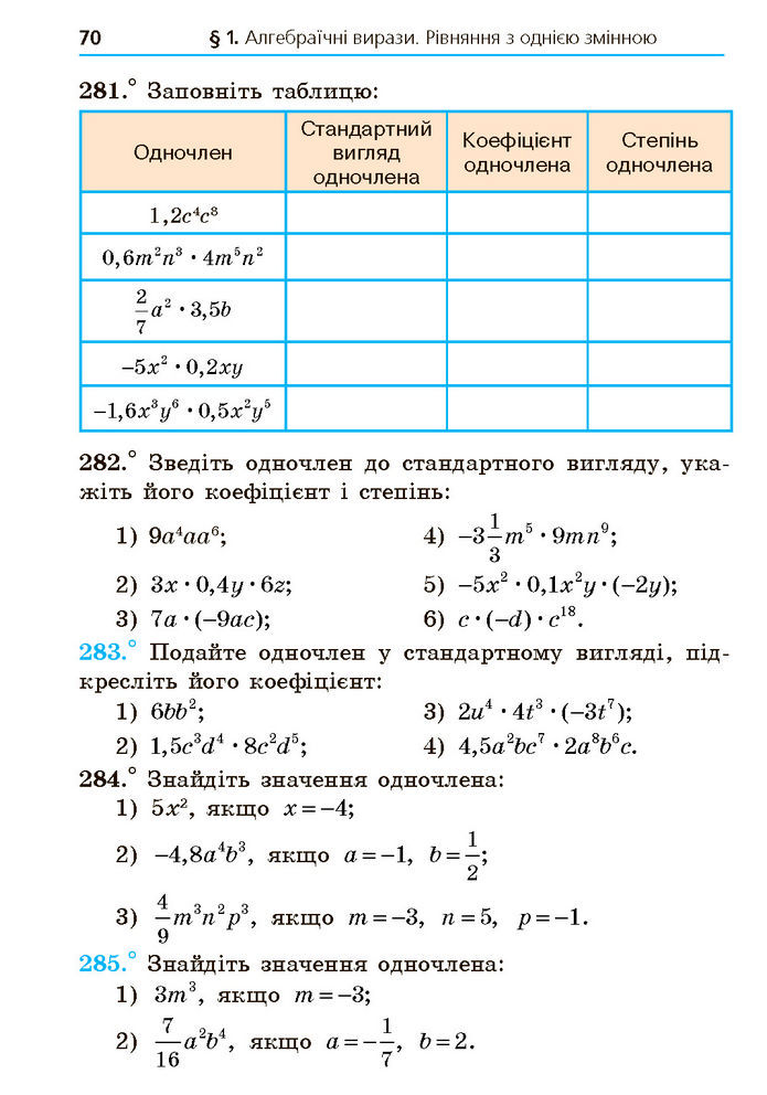 Підручник Алгебра 7 клас Мерзляк (2024)