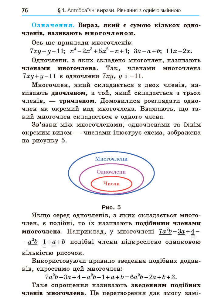 Підручник Алгебра 7 клас Мерзляк (2024)