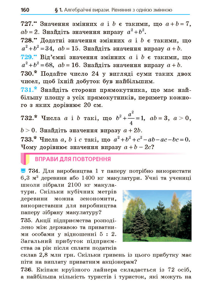 Підручник Алгебра 7 клас Мерзляк (2024)