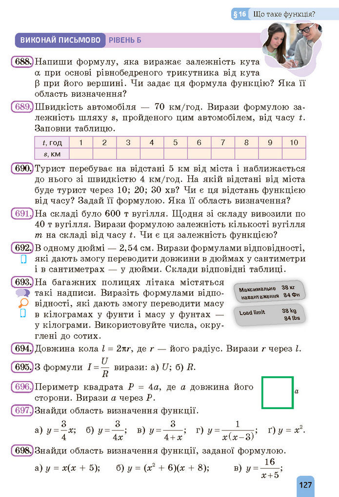 Підручник Алгебра 7 клас Бевз (2024)