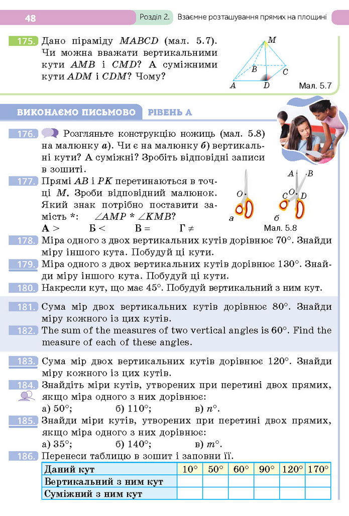 Підручник Геометрія 7 клас Бевз (2024)