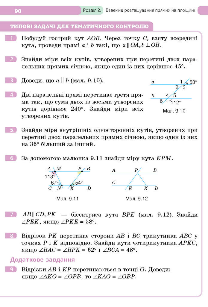 Підручник Геометрія 7 клас Бевз (2024)