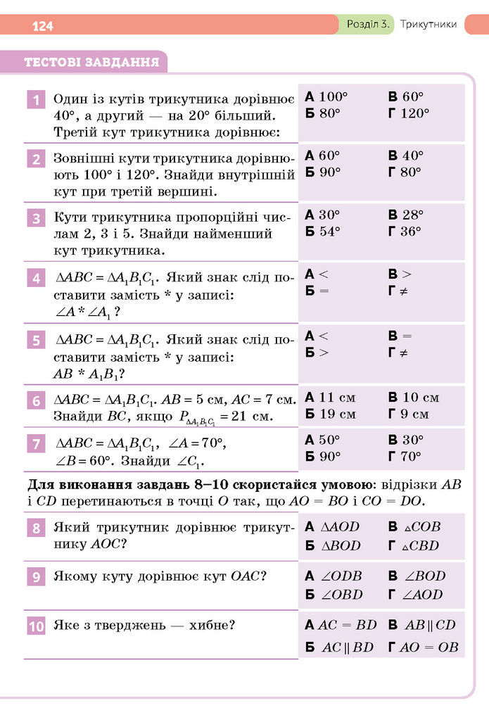 Підручник Геометрія 7 клас Бевз (2024)